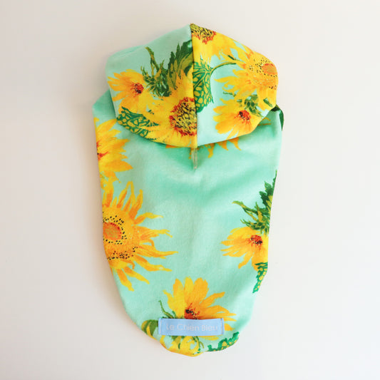 Sunflower Hoodie Mint (made-to-order)