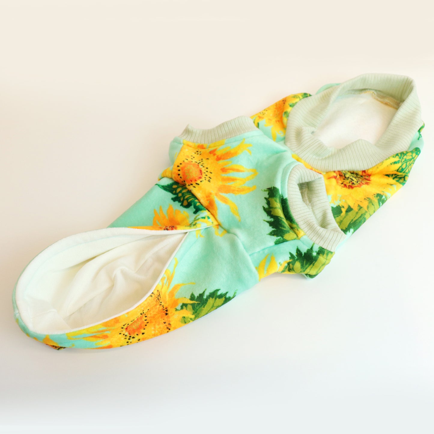 Sunflower Hoodie Mint (made-to-order)