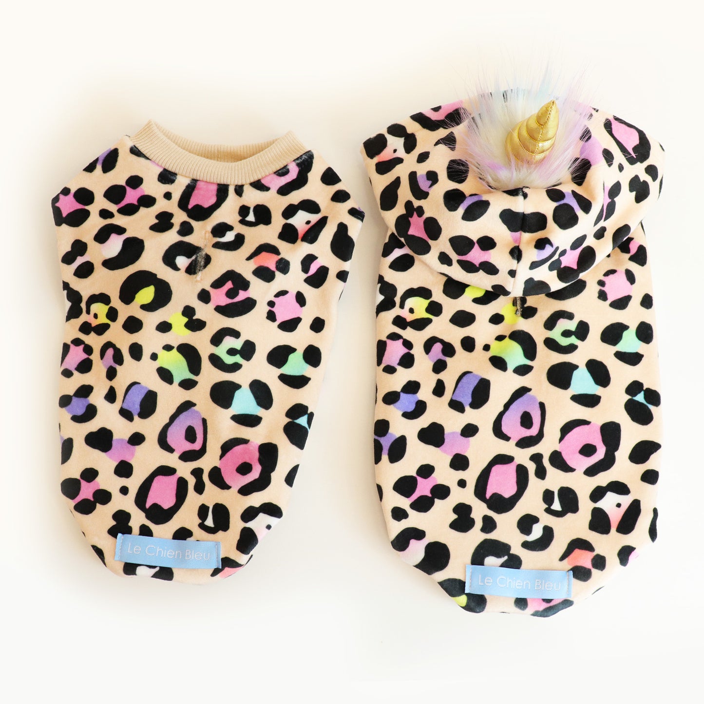 Unicorn Leopard Hoodie - Gold (made-to-order)