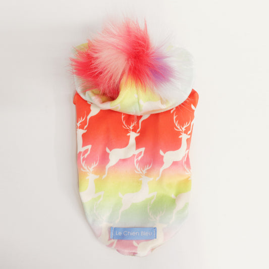 Holiday Reindeer Hoodie (made-to-order)