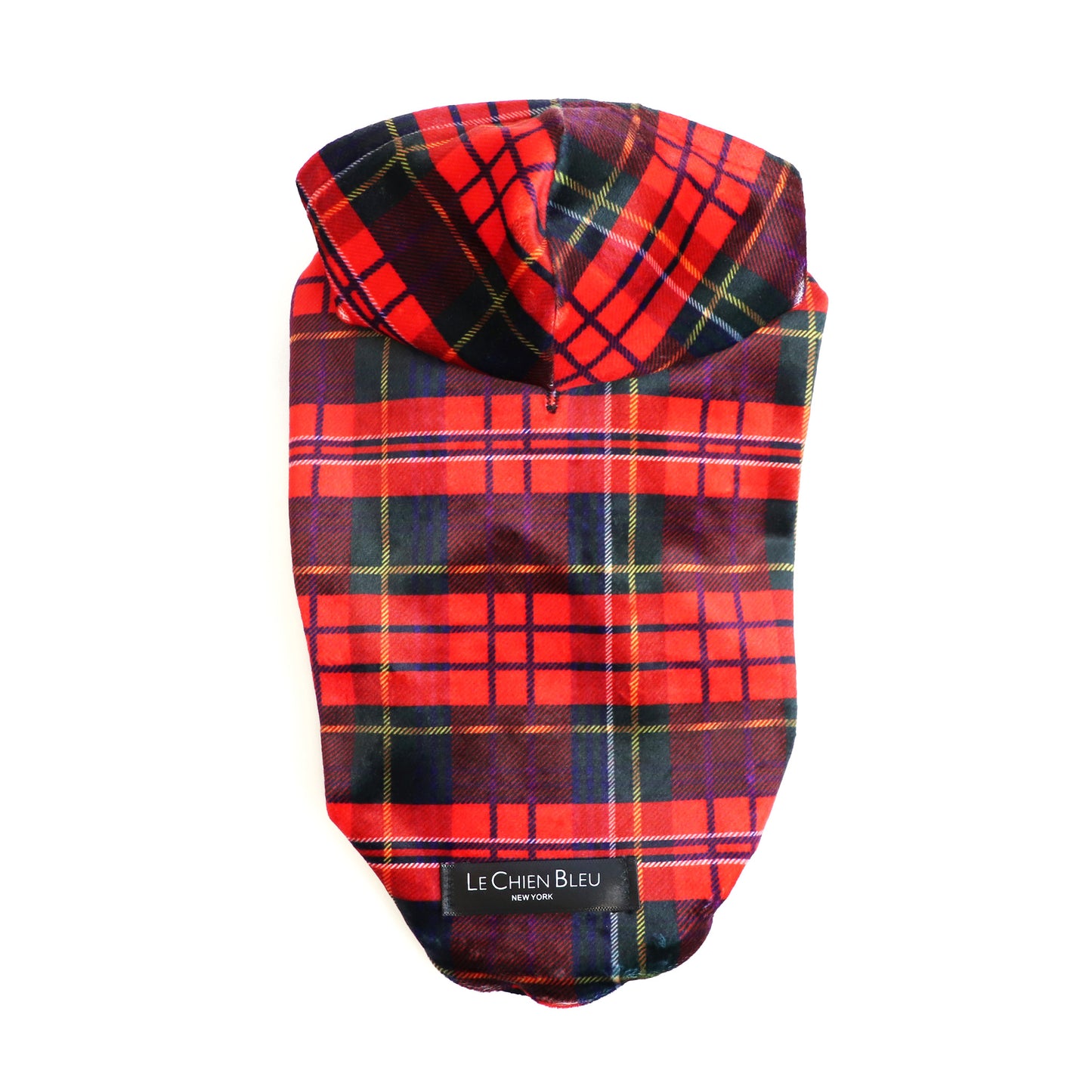 Red Plaid Hoodie (made-to-order)